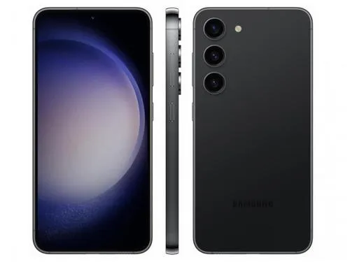 [Ouro] Smartphone Samsung Galaxy S23 256gb Preto 5g 8gb Ram 6,1 Cm Tripla +
